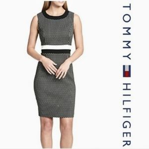 🔥🆕 Tommy Hilfiger Shadow Cube Sheath Dress  size 4